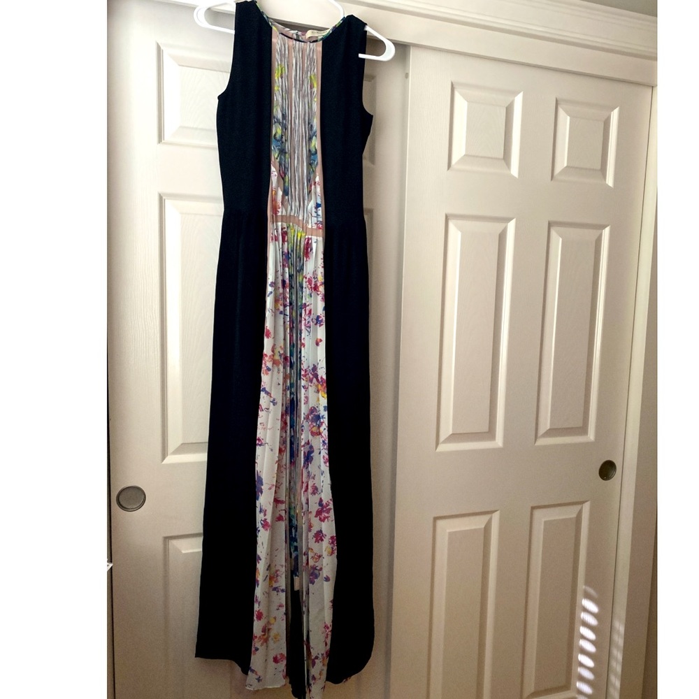 BCBG max azria maxi runway dress, size xs (s/m)